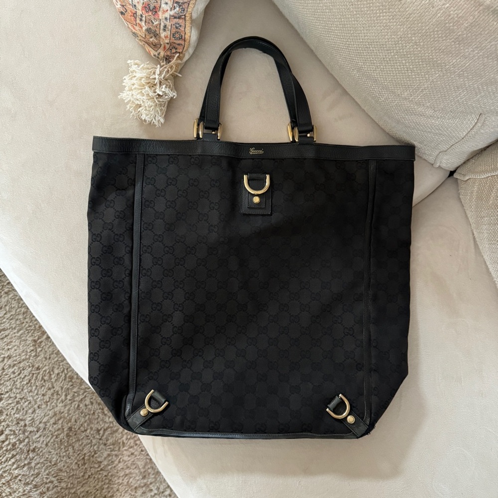 Gucci Abbey GG Canvas Tote